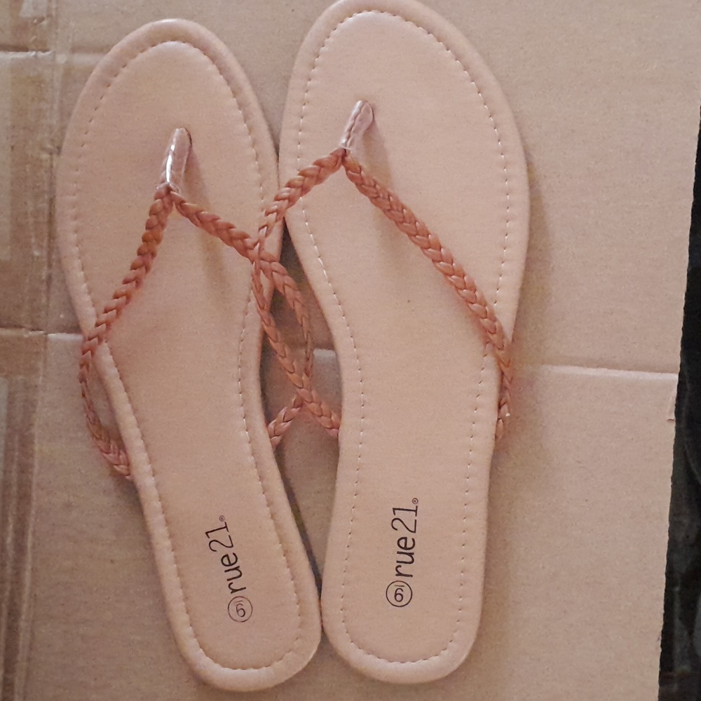 Rue21 braided flip flops